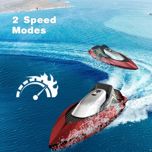 4DRC S5 Fast RC Boat For Pools And Lakes, 2.4 GHz 20- MPH Racing Boats