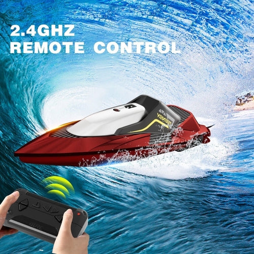 4DRC S5 Fast RC Boat For Pools And Lakes, 2.4 GHz 20- MPH Racing Boats