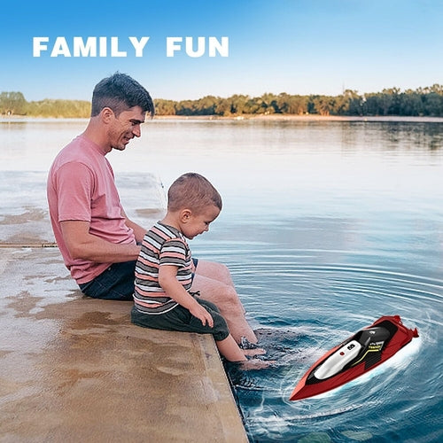 4DRC S5 Fast RC Boat For Pools And Lakes, 2.4 GHz 20- MPH Racing Boats