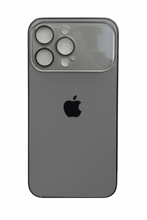 Elegant  Grey Glossy Protective Phone Cover-13 Pro